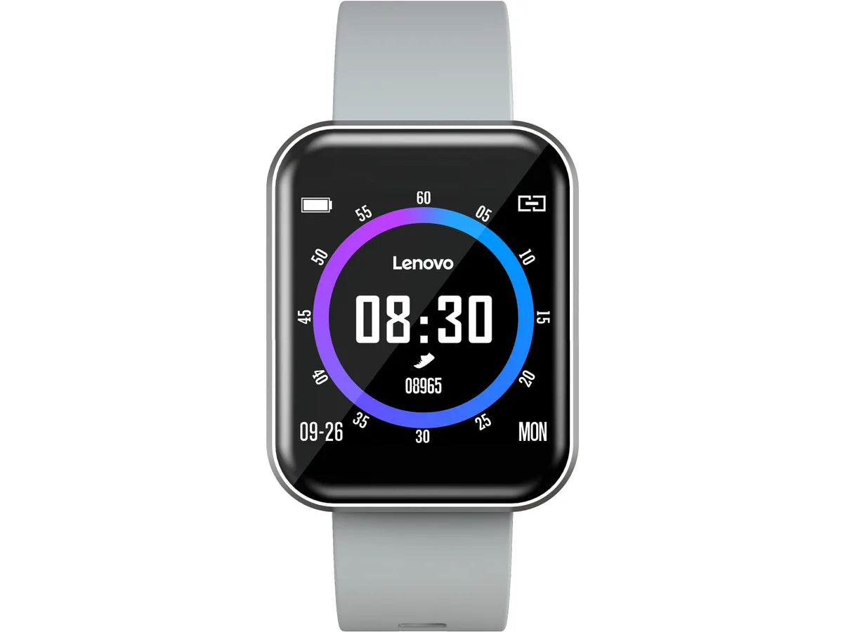 Smartwatch Lenovo E1 PRO 8 Modos Desportivos Autonomia até 25 Dias de Bateria Prateado