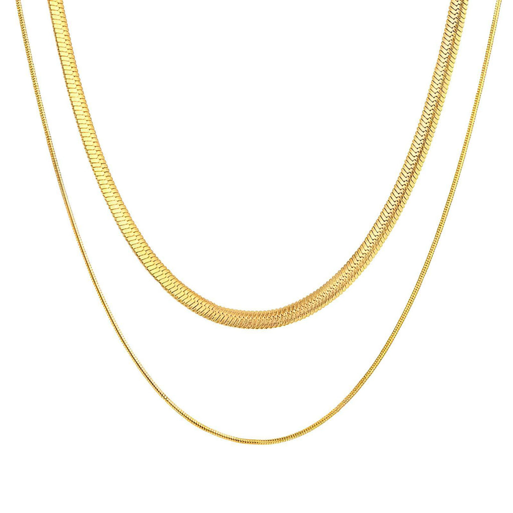 Colar, Aço banhado a ouro 18K