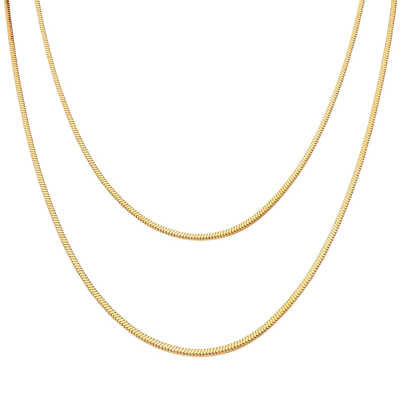 Colar, Aço banhado a ouro 18K