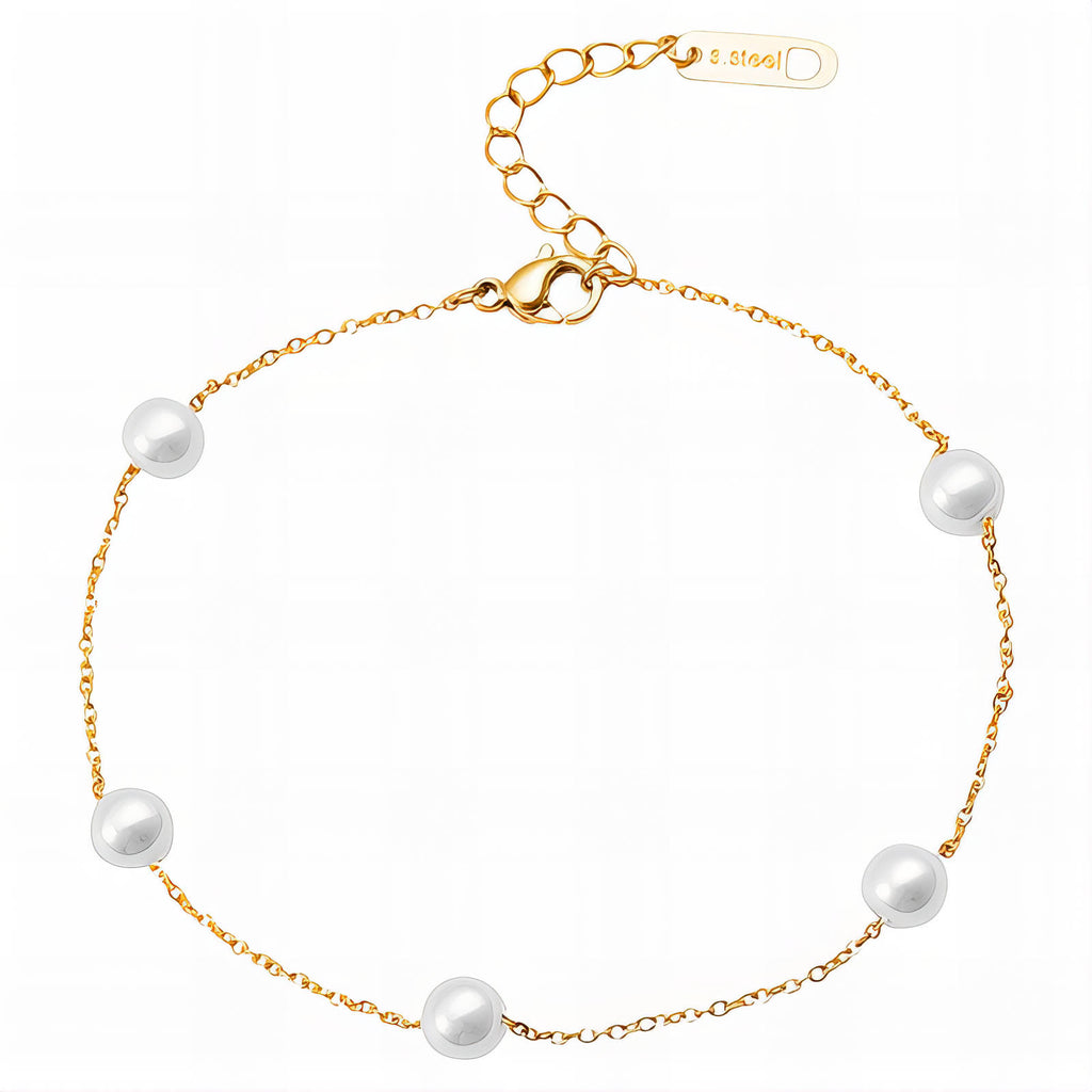 Pulseira, Aço banhado a ouro 18K