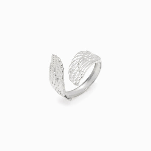 Anel Ajustável Asas de Anjo JZ1253 - Aço Inox