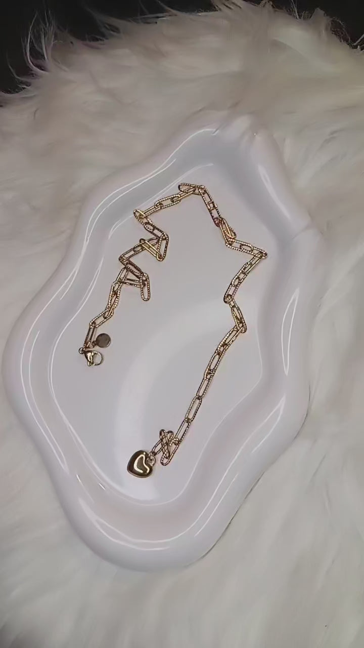 Colar corretamente coração