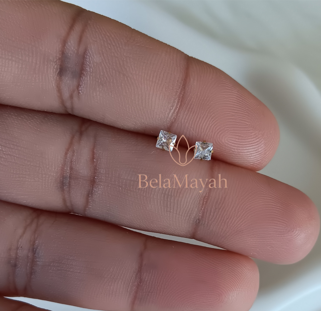 Ponto de luz PP em aço inoxidável banhado a ouro 18K