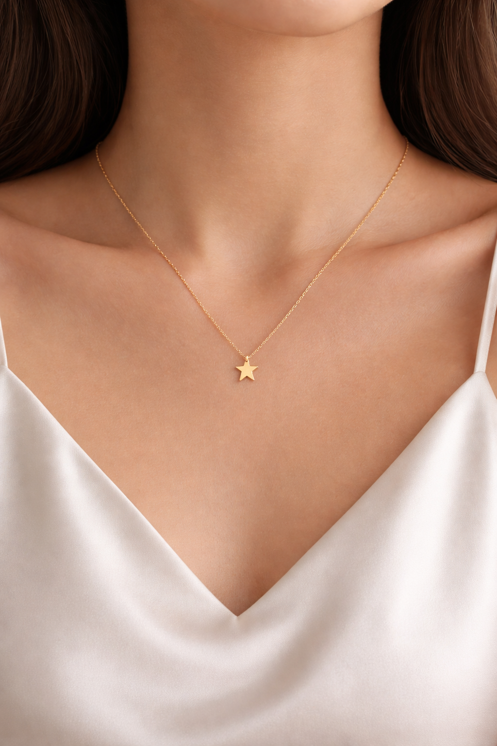 Colar Aço inoxidável banhado a ouro 18K